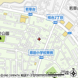 神奈川県横浜市青葉区桂台2丁目27-34周辺の地図