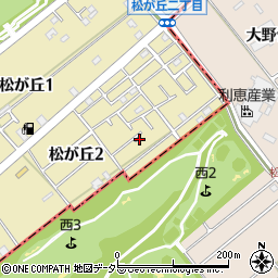 神奈川県相模原市中央区松が丘2丁目12周辺の地図