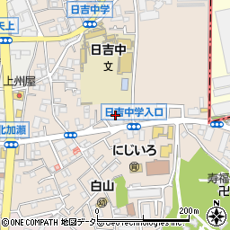 ラディエンス新川崎周辺の地図
