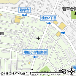 神奈川県横浜市青葉区桂台2丁目27-17周辺の地図