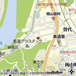 岐阜県美濃市曽代2060周辺の地図