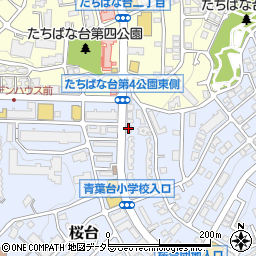 世田谷信用金庫青葉台支店周辺の地図
