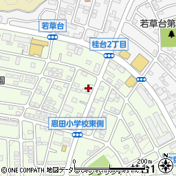 神奈川県横浜市青葉区桂台2丁目27-28周辺の地図