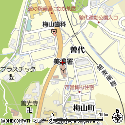 曽代アパート周辺の地図