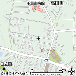 千葉県千葉市緑区高田町401-165周辺の地図