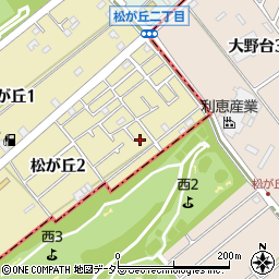 神奈川県相模原市中央区松が丘2丁目12-23周辺の地図