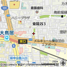 東京都大田区東糀谷3丁目6-15周辺の地図