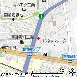 東京都大田区羽田旭町2-17周辺の地図