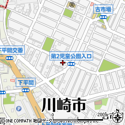 カギの１１０番大宮町・塚越・ＪＲ川崎駅前周辺の地図