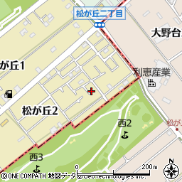 神奈川県相模原市中央区松が丘2丁目12-24周辺の地図