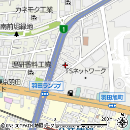 東京都大田区羽田旭町2-7周辺の地図