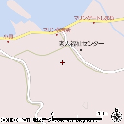 島根県松江市島根町大芦小具周辺の地図
