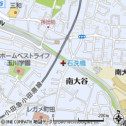 東京都町田市南大谷288周辺の地図
