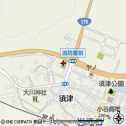宮津与謝消防組合宮津与謝消防署周辺の地図
