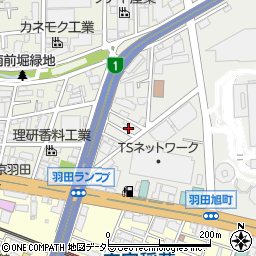 東京都大田区羽田旭町2-5周辺の地図