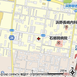 ファミリーマート千葉浜野中央店周辺の地図