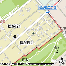 神奈川県相模原市中央区松が丘2丁目15-8周辺の地図
