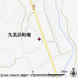 京都府京丹後市久美浜町畑580周辺の地図