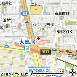 東京都大田区東糀谷3丁目3-2周辺の地図