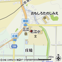 豊岡市立　三江放課後児童クラブ周辺の地図