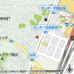 株式会社ニデック　横浜支店周辺の地図