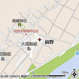 大福製紙株式会社　夜間周辺の地図