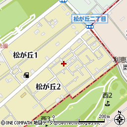 神奈川県相模原市中央区松が丘2丁目15周辺の地図