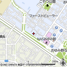 千葉県千葉市緑区おゆみ野5丁目42周辺の地図