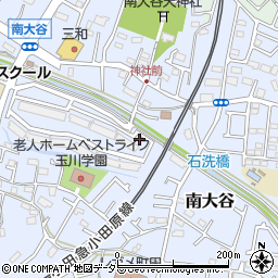 東京都町田市南大谷256周辺の地図