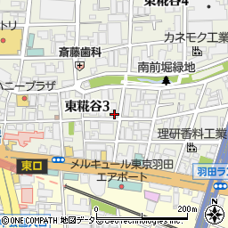 東京都大田区東糀谷3丁目9-12周辺の地図