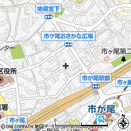 神奈川県横浜市青葉区市ケ尾町1170-13周辺の地図