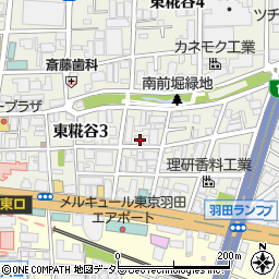 東京都大田区東糀谷3丁目10-13周辺の地図