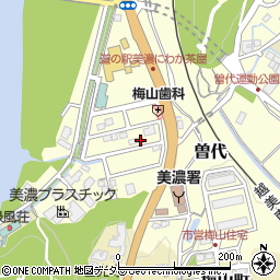岐阜県美濃市曽代2032周辺の地図