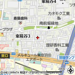 東京都大田区東糀谷3丁目10-12周辺の地図