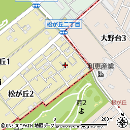 神奈川県相模原市中央区松が丘2丁目6-6周辺の地図