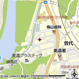 岐阜県美濃市曽代2037周辺の地図