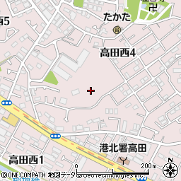 高田西公園周辺の地図