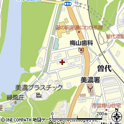 岐阜県美濃市曽代2034周辺の地図