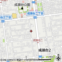 東京都町田市成瀬台2丁目周辺の地図