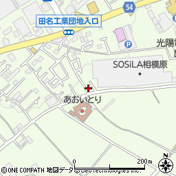 神奈川県相模原市中央区田名4165-17周辺の地図