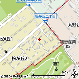 神奈川県相模原市中央区松が丘2丁目6-18周辺の地図