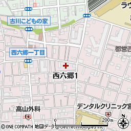 東京都大田区西六郷1丁目33周辺の地図
