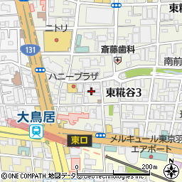 東京都大田区東糀谷3丁目4-4周辺の地図