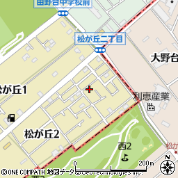 神奈川県相模原市中央区松が丘2丁目6-21周辺の地図