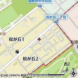 神奈川県相模原市中央区松が丘2丁目16-6周辺の地図