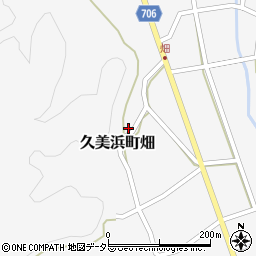 京都府京丹後市久美浜町畑590-3周辺の地図