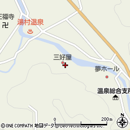 湯快リゾート湯村温泉三好屋周辺の地図