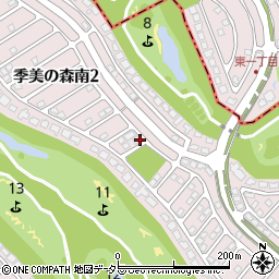 千葉県大網白里市季美の森南周辺の地図
