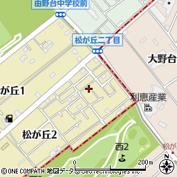 神奈川県相模原市中央区松が丘2丁目6-19周辺の地図