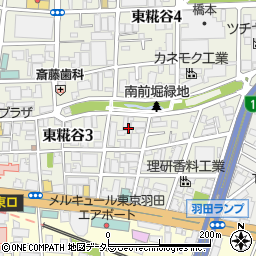 東京都大田区東糀谷3丁目10周辺の地図